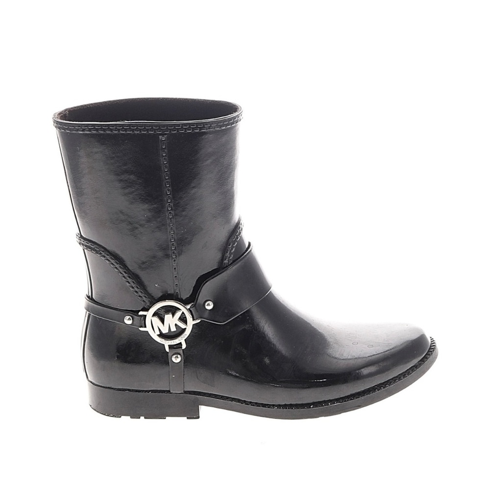 Michael Kors Black Leather Men's Ankle Boots